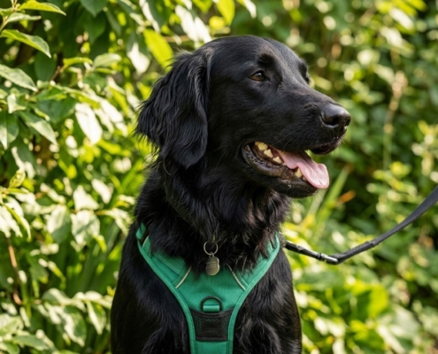 Pippit the Flatcoat Retriever