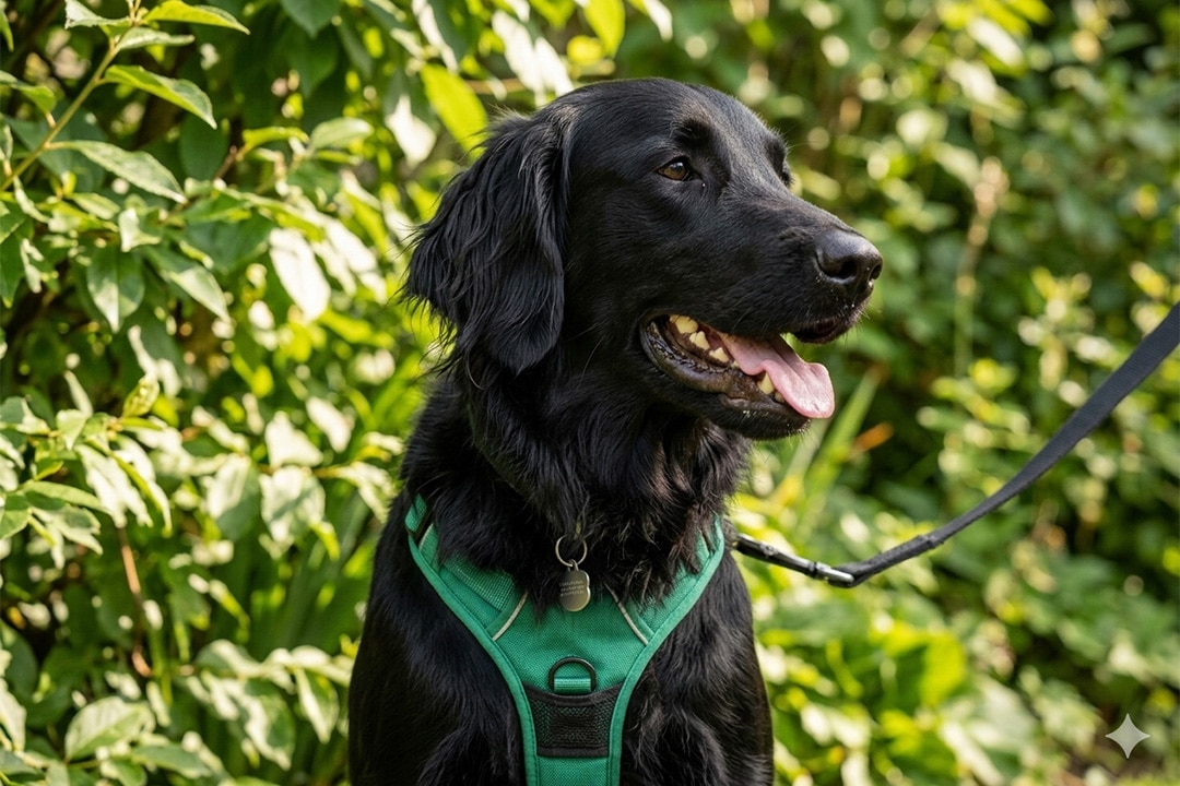 Pippit the Flatcoat Retriever