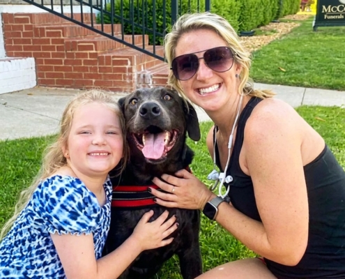 Raelynn with Emily and Blue